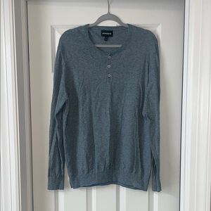 Bonobos Men's Blue Crewneck Sweater